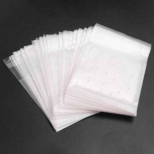915 Generation 100pcs Frosted Cute Plastic Pack Candy Cookie Soap Packaging Bags Cupcake Self Adhesive Sample Gift Bag 7cm