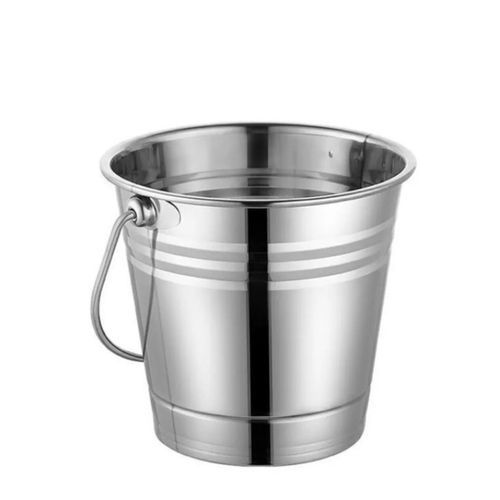 Yiwu Metallic Handle Bucket 10ltr - Stainless