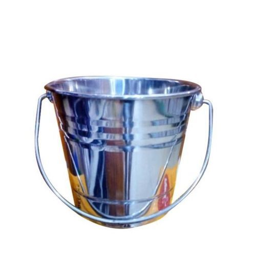 Yiwu Metallic Handle Bucket 10ltr - Stainless