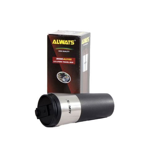 Always Thermos Cup 450ml - Black, Silver