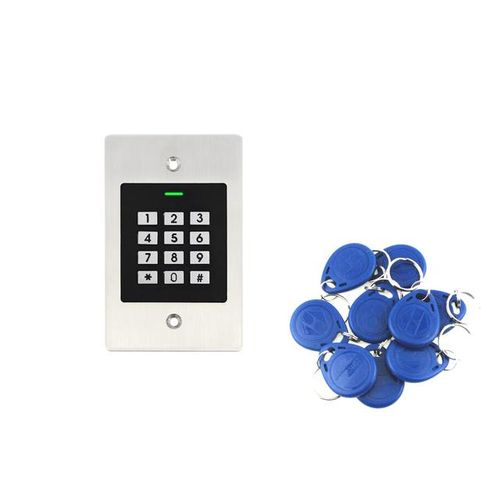 Metal 125khz Access Control Keypad Em Reader Door Access Control System Door Lock Opener Keyboard System