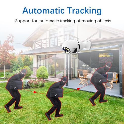 Wireless 5g Wifi Bulb Camera 8mp 4k ° Bulb Camera Hd Mini Camera Led Flicker Sensor Night Vision Camera Smart Home Ip Camera
