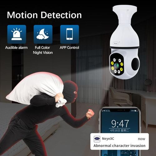 Wireless 5g Wifi Bulb Camera 8mp 4k ° Bulb Camera Hd Mini Camera Led Flicker Sensor Night Vision Camera Smart Home Ip Camera