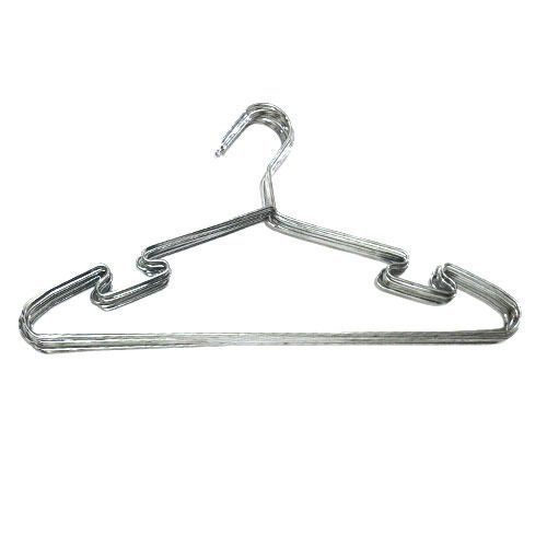 Steel Hangers 10 Pieces + 24 Pegs - Silver