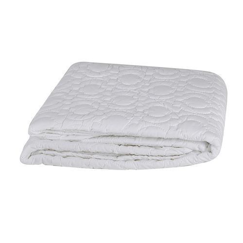 Quilted  Water & Noise  Proof Mattress Protector - White