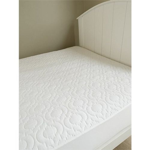 Quilted  Water & Noise  Proof Mattress Protector - White