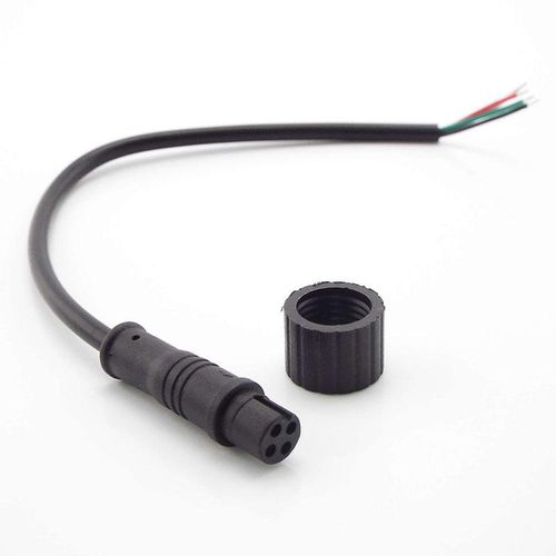 2Pin 3Pin 4Pin IP65 DC Connector Cable Waterproof  wire Plug for LED Light Strips Male to Female Jack Adapter 15mm 20CM