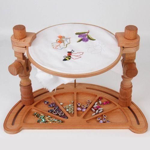 Embroidery Hoop Holder Half Moon Plate Assembly Set 360