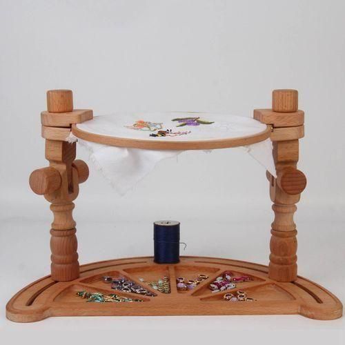 Embroidery Hoop Holder Half Moon Plate Assembly Set 360