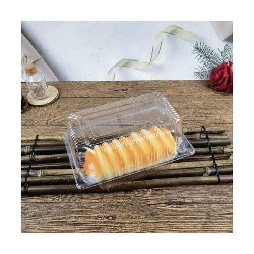 915 Generation 100 Pieces Cake Slice Boxes Individual Cake Boxes for Cake Portions 73 Inch Food Takeaway Containers for MuffinSalad