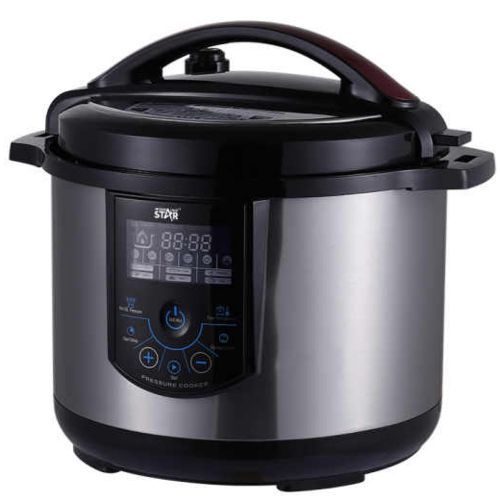 Winningstar 10L Multi-function Rice Electric Pressure Cooker With IMD Touch Panel, Silver.