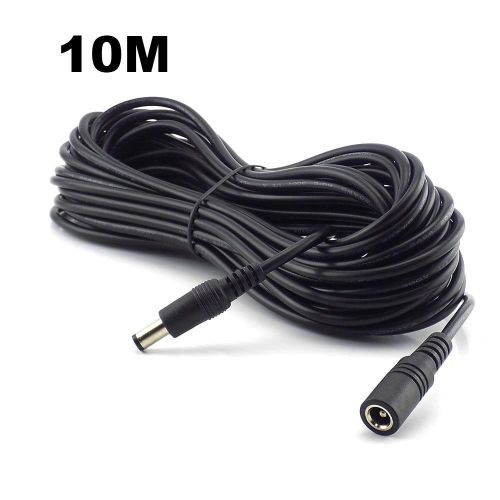Female to Male Plug CCTV DC Power Cable Extension Cord Adapter 12V Power Cords 5.5mmx2.1mm For Camera Power Extension Cords