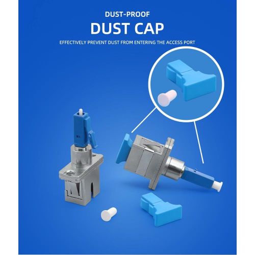 Fiber Hybrid Adapter SC/UPC(Female) to LC/UPC(Male) Single Mode Fiber Style SM-9/125 SC-LC Hybrid Adapter Connecter