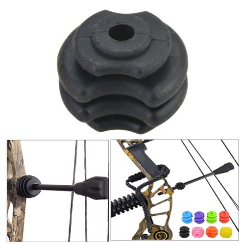 Portable Compound Bow Stabilizer Ball Shock Absorber Black