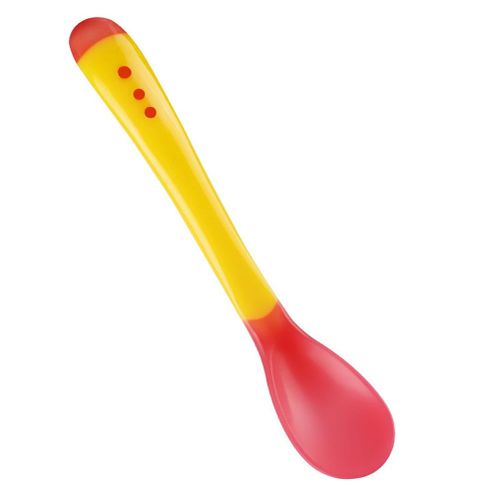 Baby Toddler Temperature Sensing Cutlery Temperature Change Color Feeding Weaning Spoon New,Spoon NO5119