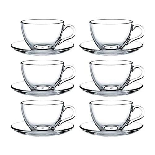 Luminarc 6 Pieces Of Cups And 6 Saucers - Transparent