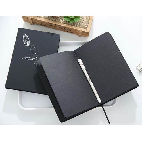 Black Cover Notebook With Black Paper Pages,Black Cardboard Hardcover Sketchbook