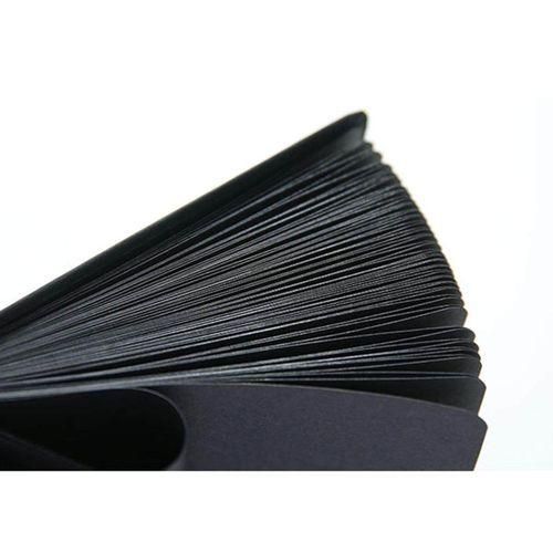 Black Cover Notebook With Black Paper Pages,Black Cardboard Hardcover Sketchbook