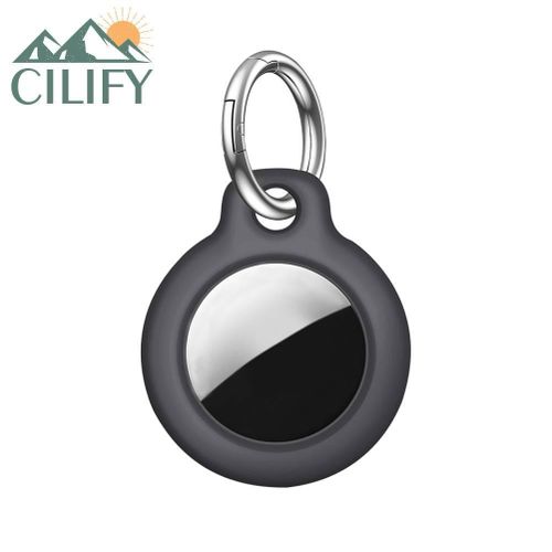 CILIFY For AirTag Holder Keychain Hard PC Case Shockproof Protective Skin with Key Ring