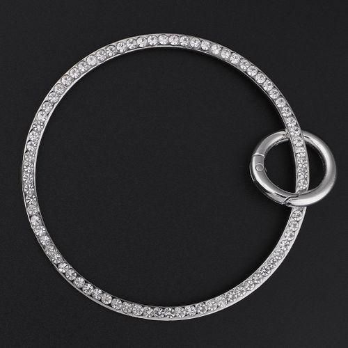 2x Metal Purse Handles With ORings For Handbag Making