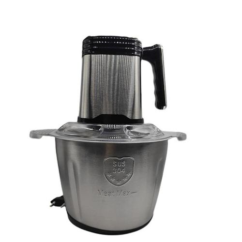 3.5L Stainless Steel Meat Grinder Chopper Multi-Function Food Processor- Blue