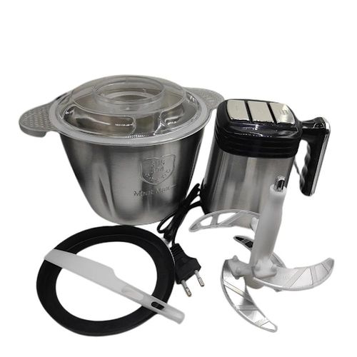 3.5L Stainless Steel Meat Grinder Chopper Multi-Function Food Processor- Blue