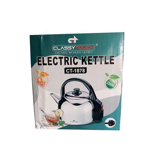 Strong Electric Kettle Of 6 Liters - Silver