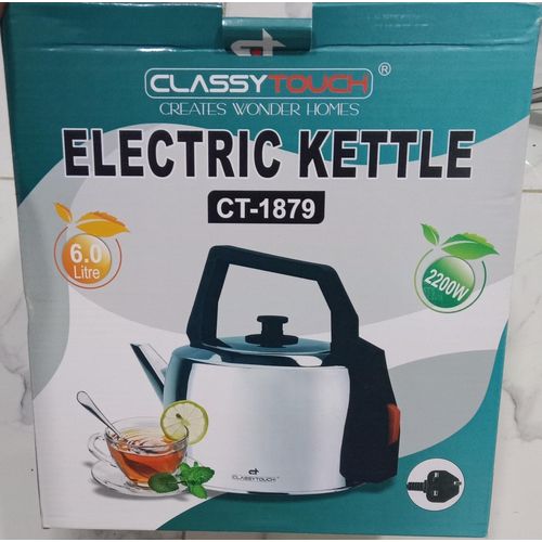 Strong Electric Kettle Of 6 Liters - Silver