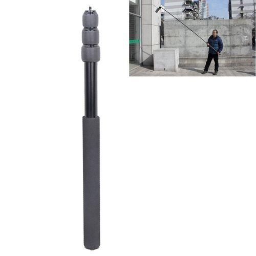 Aluminum Alloy Handheld Boom Pole Holder For SLR Camera  LED Light Microphone, Max Length: 173cmBlack