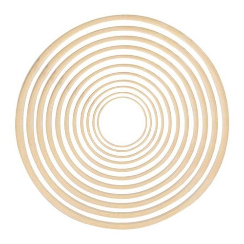 Embroidery Hoops Wooden Round Bamboo Circle Cross Stitch