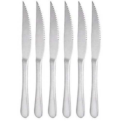 6 Pieces Of Table Steak knives Cutlery Set, Silver.