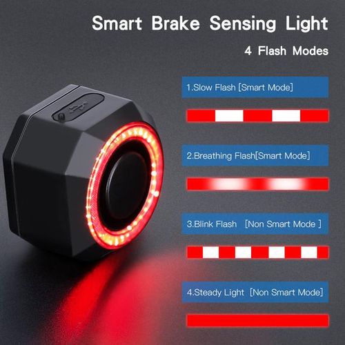 Awapow Alarm Remote Control Bike Anti Theft Alarm Usb Rechargeable 110db Motorcycle Alarm With Bracket