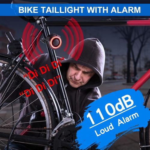 Awapow Alarm Remote Control Bike Anti Theft Alarm Usb Rechargeable 110db Motorcycle Alarm With Bracket