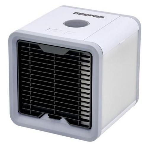 Geepas Portable Mini Air Cooler/LED Night Light-White