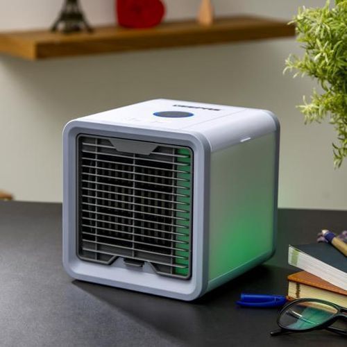 Geepas Portable Mini Air Cooler/LED Night Light-White