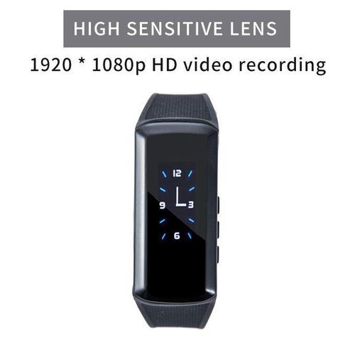 1080P Mini Camera Smart Band Camcorder Bracelet Smart Wristband Watch Camera Secret D