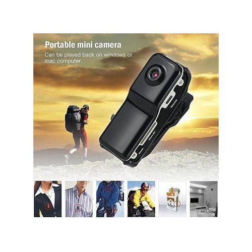 Portable Digital Video Recorder Mini Monitor DV Micro Pocket Concealed Camera Perfect Indoor Security Camera For Home And Office Black
