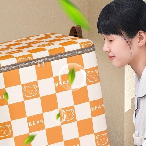 180L Moisture-proof Super Large Capacity Storage Bag - Orange