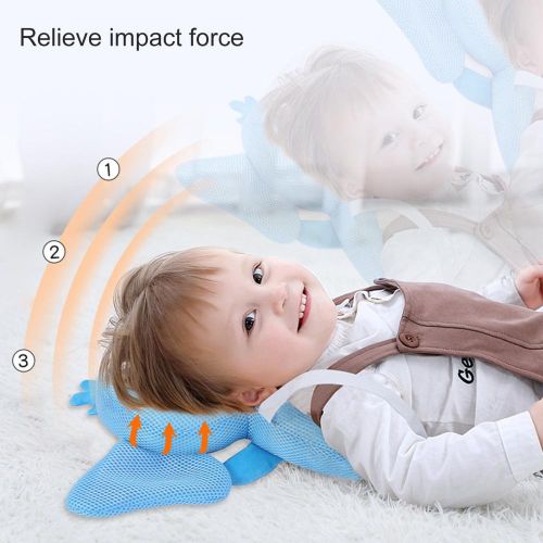 Animals Baby Head Protection Pad Adjustable Straps Baby Protective Pad for Baby Head and Back Safety NO5300