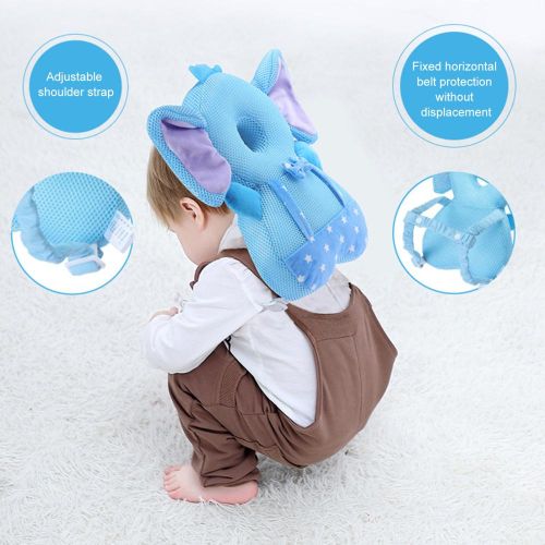 Animals Baby Head Protection Pad Adjustable Straps Baby Protective Pad for Baby Head and Back Safety NO5300