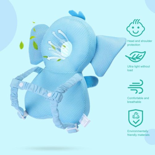 Animals Baby Head Protection Pad Adjustable Straps Baby Protective Pad for Baby Head and Back Safety NO5300