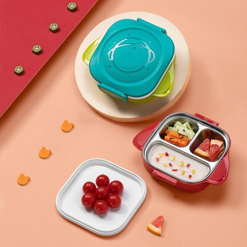 Split Compartment Lunch Box Non-toxic and Odorless Suitable for Children Baby NO5297