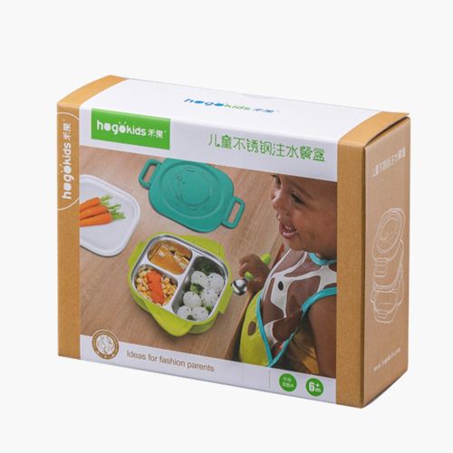 Split Compartment Lunch Box Non-toxic and Odorless Suitable for Children Baby NO5297