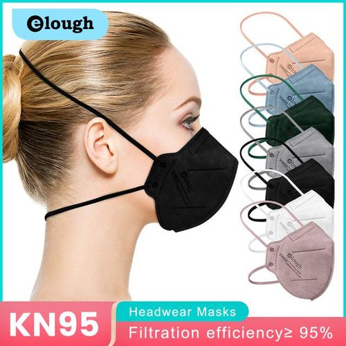 10-100pcs Security Protection Mascarillas Fpp2 Face Masks Kn95 Masque 5 Layers Mounted Mouth Mascarillas Faciales