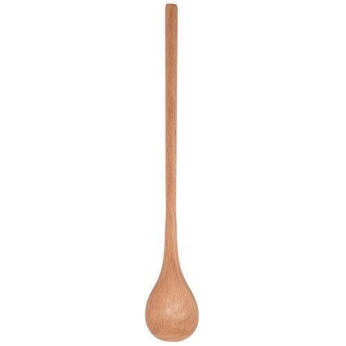 6 Pcs Wooden Spoon,Long Handle Wood Spoons Mixing Stirring Soup Coffee Iced Tea Spoon Used for Kitch