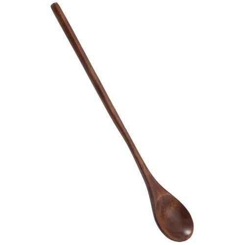 6 Pcs Wooden Spoon,Long Handle Wood Spoons Mixing Stirring Soup Coffee Iced Tea Spoon Used for Kitch