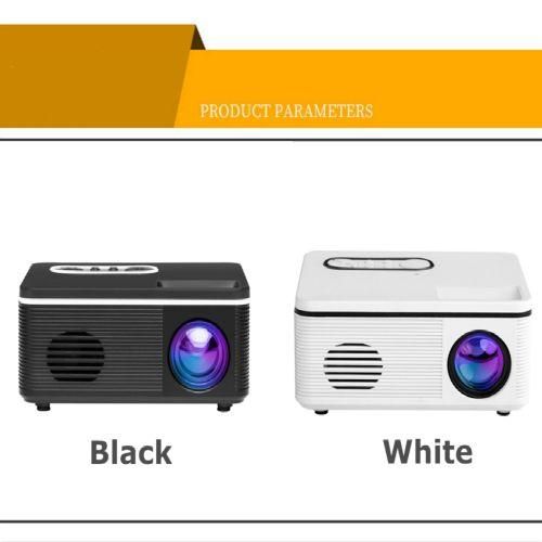 S361 80 lumens 320 x 240 Pixel Portable Mini Projector, Support 1080P, UK PlugBlack