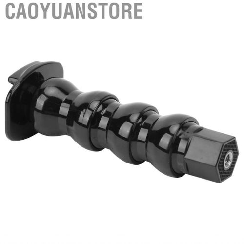 Caoyuanstore Flexible Monopod Gooseneck Jaws Mount Hose Bracket 1/4in Screw Holes for Riding