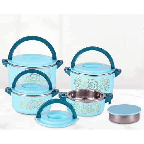 4 Pieces Insulated Hot Pot Dishes Food Warmer Container -Multi-colour.