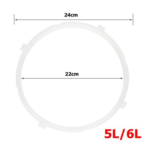 5L/6L Electric Cooker Silicone Sealing Ring White